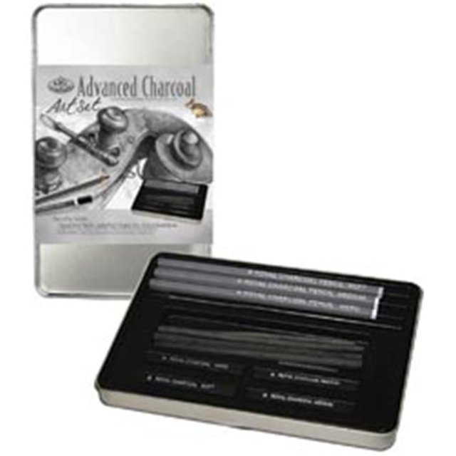 Royal & Langnickel(R) Ensemble d'Art Avancé au Charbon avec Boîte - RSET2503