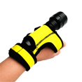 thumbnail image 2 of 3mm Neoprene Scuba Diving LED Torch Flashlight Holder Hand Arm Mount Wrist Strap Yellow, 2 of 6