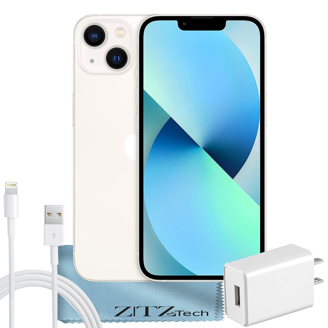 Apple iPhone 13, 128GB, Starlight - Unlocked - Certified