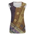 thumbnail image 4 of IROINID Camisole pour Femmes, Haut Sans Manches à Col en V Dégradé pour Femmes Kaki TG, 4 of 4