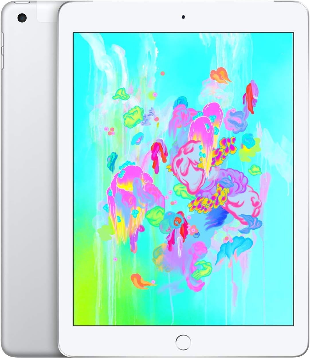 Refurbished Apple iPad 6th Gen 4G - WiFi + Cellular - 32GB - Silver iPad (2018) 9.7 Inch - Unlocked - Excellent Condition
