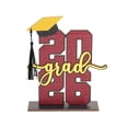 thumbnail image 2 of 2026 Graduation Season Wooden Tabletop Holiday Decorative Ornament Graduation Season Gift, 2 of 7