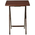 thumbnail image 4 of Mainstays Indoor Folding Table Walnut, 4 of 11