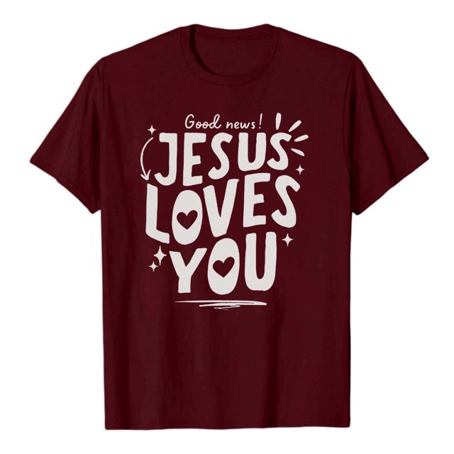 T-Shirt Tendance pour Femmes, Décontracté, Imprimé, Col Rond, Manches Courtes, pour le Quotidien, Hauts Tendance pour Femmes