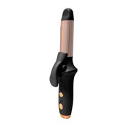 HLONK Cordless Hair Curling Iron 3 Temperature Adjustable Rechargeable Fast Heating Hair Curler Straightener Portable Electric Curling Wand Women Hair Styling Tools