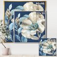 thumbnail image 2 of Indigold Watercolor Flower I - Farmhouse Framed Canvas, 2 of 3