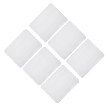 Uxcell 6 Pcs Iron on Patches Fabric Repair Patches for Clothes White