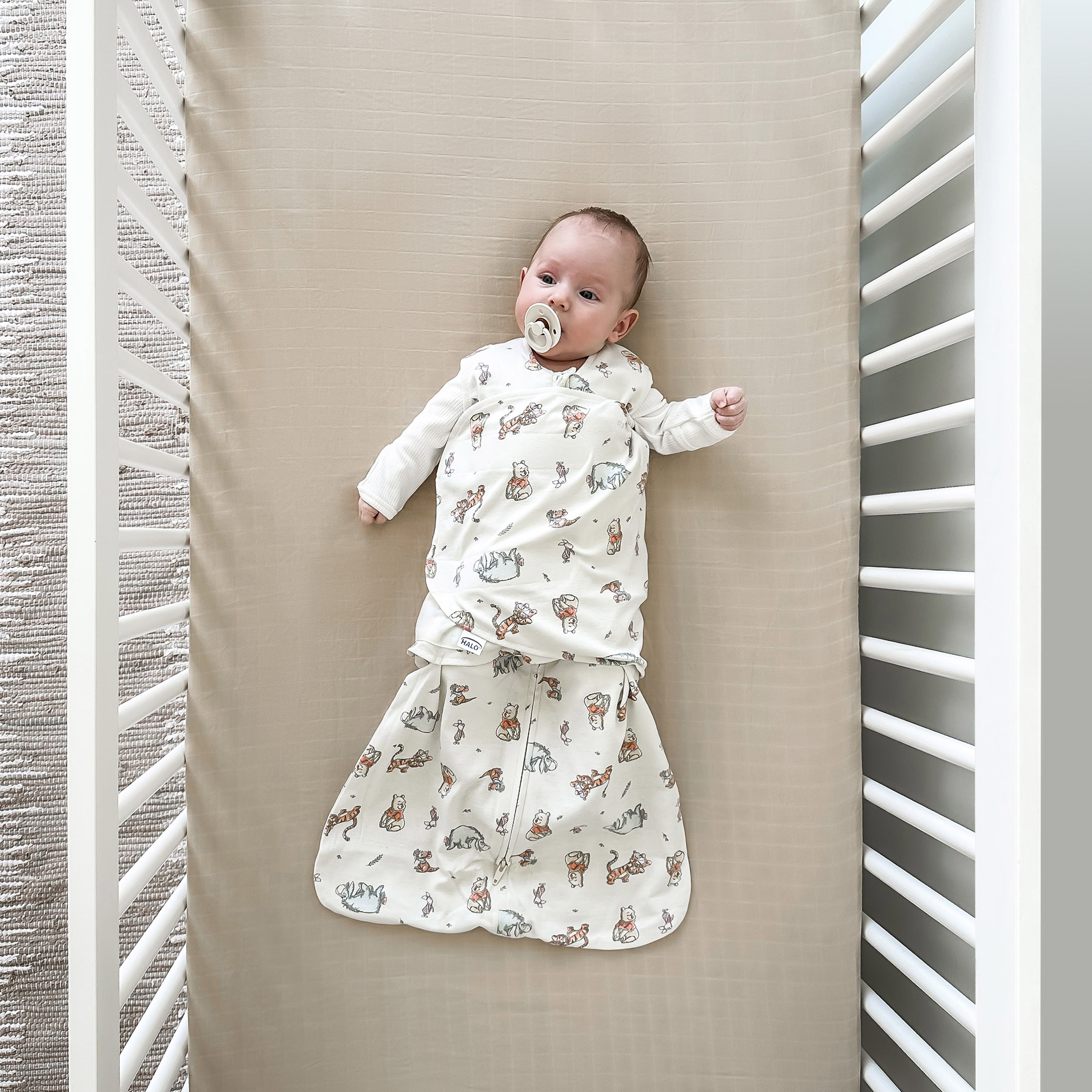 Couverture à Emmailloter HALO® SleepSack® - Coton - Winnie, NN, 1 paquet