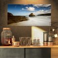 thumbnail image 1 of Rushing Waters into Rocky Mountains - Seashore Photo Canvas Print, 1 of 3