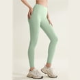 thumbnail image 4 of Plebaso Women's High Waisted Leggings Stretchy Compression Workout Yoga Pants for Running Gym Athletic, 4 of 5