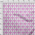 thumbnail image 3 of oneOone Polyester Spandex Purple Fabric Argyle Craft Projects Decor Fabric Printed By The Yard 56 Inch Wide, 3 of 4
