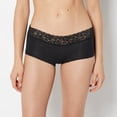 thumbnail image 1 of Boyshort Panty in Tuxedo Black, 1 of 5