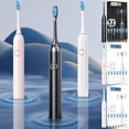 thumbnail image 1 of Smart 8 Heads 6 Modes Waterproof Toothbrush Sleek Design Deep Clean Advanced Tech Eco-Friendly Travel Gadget Long-Lasting Brush Heads Brush Body Waterproof IPX7 Daily Oral Care Effective, 1 of 8