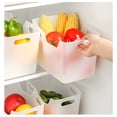 thumbnail image 4 of cpengpj White Plastic Storage Bins with Handles, Multi-Purpose Organizer for Kitchen, Pantry, Bathroom and Office, Modular Design and Open Top Access, 4 of 8