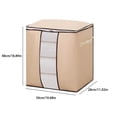 thumbnail image 2 of EGNMCR Storage Containers, Kitchen Storage & Organization Heavy Duty Storage With Reinforced Handles Extra Large Storage Bags For Clothes Tote Bag Double Zipper For Space Saving Travel storage pocket, 2 of 6
