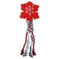 thumbnail image 1 of SIfdSeng Rope Christmas Theme Dog Toy with Rope Body for Puppy Dog Chew Toy for Puppy Interactive Toy Small Dog Chew Toys Dog Interactive Toys Aggressive Chew Toys for Large Dogs, 1 of 6