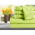 thumbnail image 1 of Mocassi 1800 Series Sheet Set 2 Pieces Pillowcases, King Size - Lime, 1 of 3