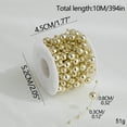 thumbnail image 1 of Christmas Decorations Outdoor Indoor,Christmas Decorations For Home,Christmas Decorations For Tree,Electroplated Bead Chain Christmas Tree Decoration DIY Material Hanging Christmas Scene Layout, 1 of 2