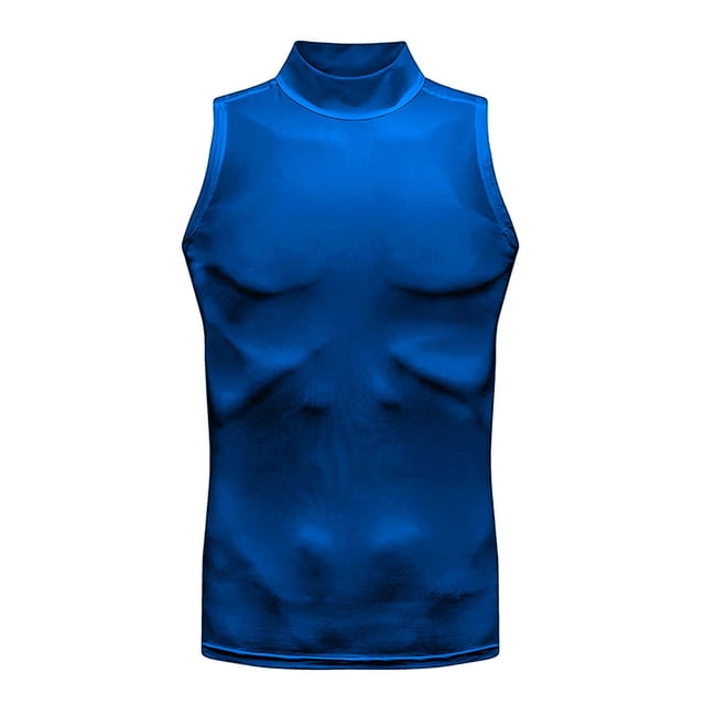 Gilet Ajusté de Sport Décontracté de Mode pour Homme, Uni