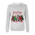 thumbnail image 3 of Hot Sale! Chandail en Molleton de Noël pour Famille Chandail en Molleton Assorti pour Femmes Ensemble Chandail de Noël Joyeux Y'All Imprimé Col Rond pour Maman Gris Maman : m, 3 of 4