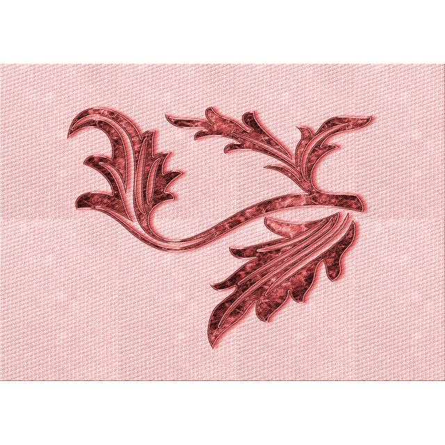 Ahgly Company Machine Washable Indoor Rectangle Transitional Light Rose Pink Area Rugs, 2' x 5'
