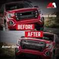 thumbnail image 4 of AMERICAN MODIFIED Grille w/Emblem Base, 2019-2021 GMC Sierra 1500, Matte Black, 4 of 10