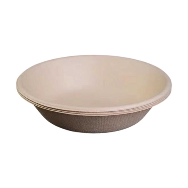 Compostable Paper Bowls Biodegradable Disposable Bowls, Heavy Duty Soup Bowls, Bowl For Hot And Cold Food Sugarcane Bowls