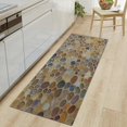 thumbnail image 2 of Pebble Bath Rugs Runner  Bath Room Rugs Soft Absorbent Machine Washable Bath Runner Rugs Antiskid Bath Rug 15.75X23.6in, 2 of 5