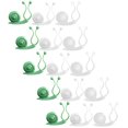 thumbnail image 3 of Miangastore Self-Adhesive Clips Wall Fixing Supporting White 30Pcs 1.4x1.4in, 3 of 8
