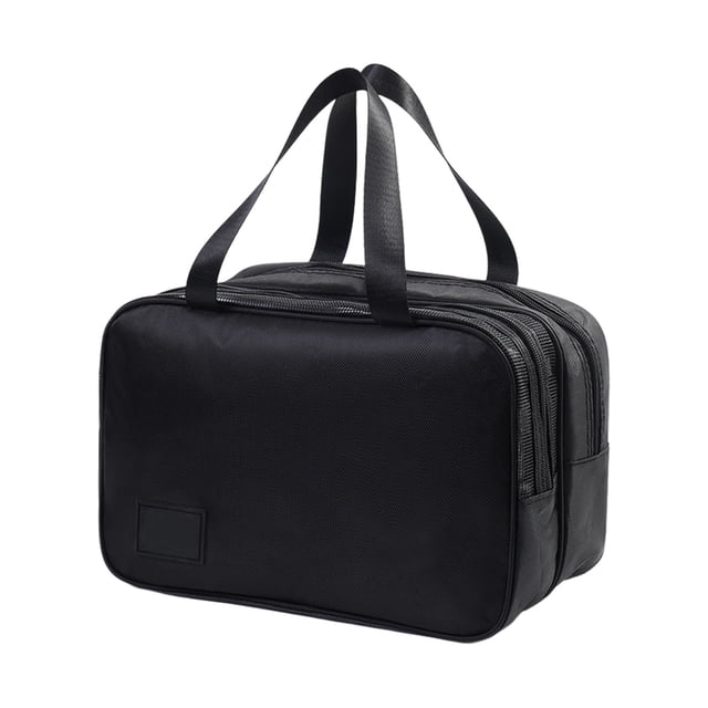 Fesfesfes Travel Toiletry Management Bag Waterproof Cosmetic Case Dry Wet Separation System Large Capacity Storage Solution for Business Trips Vacations Gym