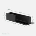 thumbnail image 2 of Veradek Block Series Trough 36" Plastic Planter - Black, 2 of 13
