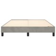 thumbnail image 3 of vidaXL Bed Frame Light Grey 152x203 cm Queen Velvet, 3 of 5
