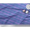 thumbnail image 2 of Soimoi Tissu Poly Georgette à Rayures Abstraites au Mètre 52 Pouces de Large, 2 of 2