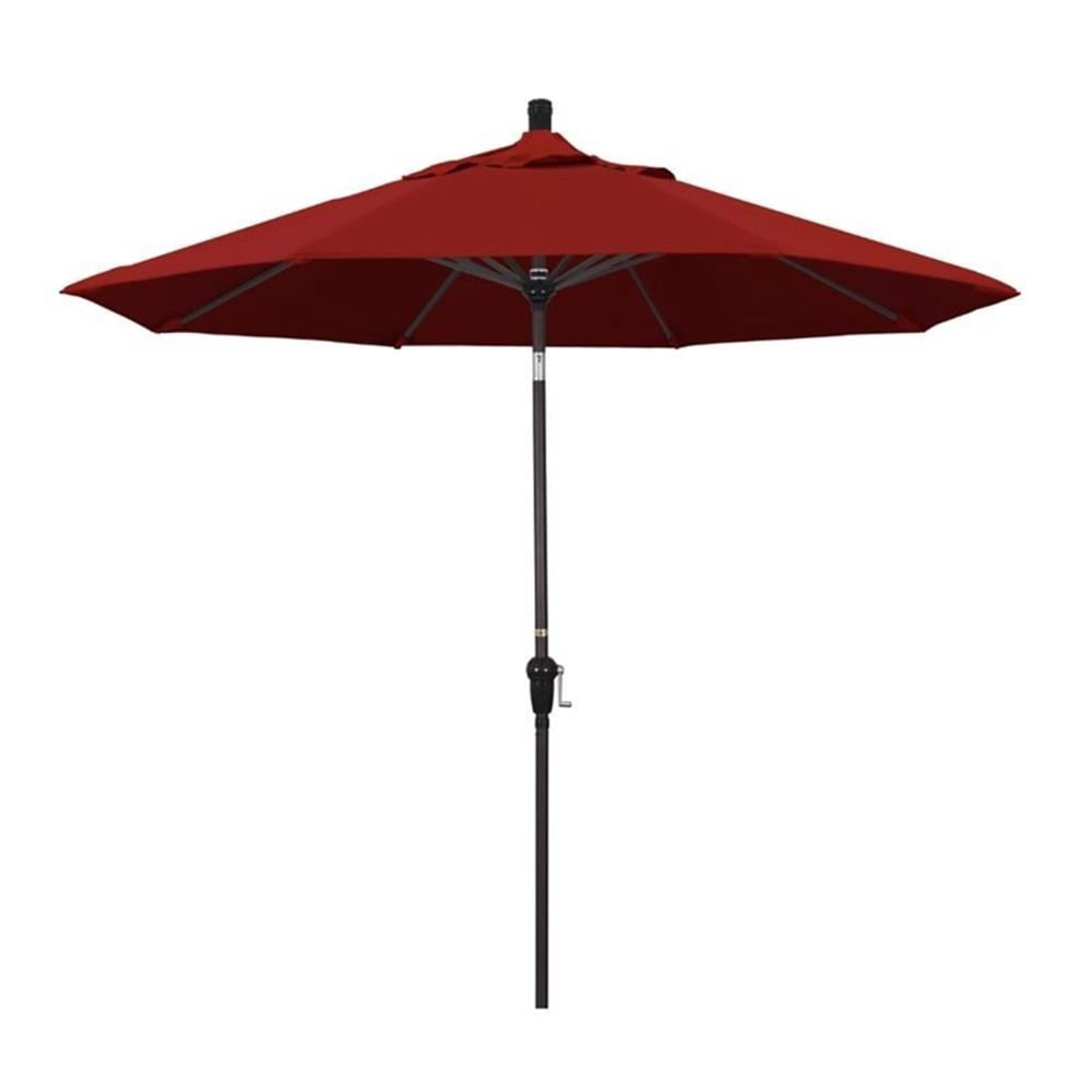 California Umbrella 9' Patio Umbrella in Red