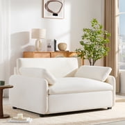 50*43" Oversized Single Sofa with Pillows, Extra Wide and Deep Seat Accent Chair, Modern Upholstered Comfy Armchair, Indoor Chenille Couch Lounge for Living Room & Apartment & Bedroom