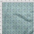 thumbnail image 4 of oneOone Polyester Spandex Light Blue Fabric Asian Suzani Craft Projects Decor Fabric Printed By The Yard 56 Inch Wide, 4 of 5