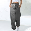 thumbnail image 1 of TIMIFIS Women's Jogger Sweatpants Fall Winter Baggy Gradient Printed Elastic Waist Drawstring Workout Pants Athletic Running Lounges Trousers with Pockets, 1 of 5