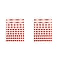 thumbnail image 4 of Wweixi Eye Face Gems Rhinestone Stickers Beads No Glue Eyebrow Rainbow Makeup Jewelry Accessory DIY Decorations Wedding Red 2Set, 4 of 6