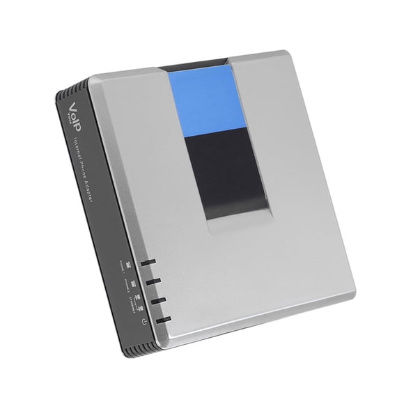 VoIP , Portable 2 Ports Adapter With RJ45 Cable, Phone Adapter With 2 Ports, Support SIP V2 Protocol, Suitable For PAP2T