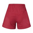 thumbnail image 4 of TIMIFIS Womens Comfy Drawstring Splice Casual Elastic Waist Pocketed Loose Shorts Pants - Summer, 4 of 6