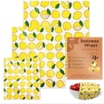 thumbnail image 2 of Hinati Clearance Reusable Food Beeswax Fruit and Vegetable Food Wrappers Airtight Food Storage Containers Kitchen Pantry Storage Containers for Microwave, Oven, Freezer and Dishwasher, 2 of 4