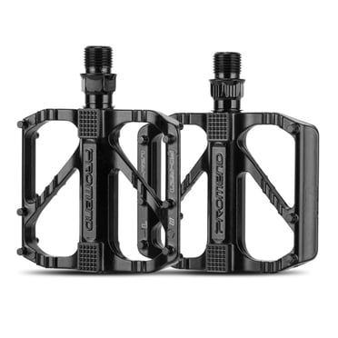 Aluminum Alloy Quick-Release Bike Pedals with Bearings for Road Bikes & Folding Bicycles - Lightweight 274g, 10.5 x 9.1 x 1.8cm, Black Axle (Optional Silver) - PD-R27 Bearing Pedal Set
