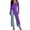 Style1-Purple dresses for women, variant on Mceream Long Dresses for Women Casual Trendy Fashion Crew Neck High Slit Midi Dresses Slim Fit Casual Solid Color Summer Dresses Green S