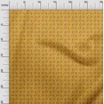 thumbnail image 3 of oneOone Coton Soie Jaune Tissu Asiatique Rétro Floral Robe Tissu Tissu Imprimé par la Cour 42 Pouces de Large, 3 of 4