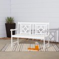thumbnail image 1 of Banc en bois dur gratté à la main de 4 pieds pour patio extérieur Renaissance Diamond, 1 of 6