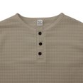 thumbnail image 4 of zbxnLI Men's Crew Neck Sweatshirts Button T-Shirts Solid Color Casual Lightweight Pullover Sweatshirt Tops, 4 of 6