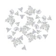 thumbnail image 2 of GUOOL 100x Flower Beads Crafts Handmade Flower Bead Charms Transparent Floral Bead Clear, 2 of 9