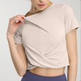 thumbnail image 2 of Yuyuzo Haut d'Entraînement pour Femmes Sans Manches à Col Rond Court Course Actif Yoga Gym T-Shirts, 2 of 7