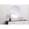 thumbnail image 2 of Elegant Decor MR401936 Miroir Rond en Gracie de 36 Po, Clair, 2 of 4