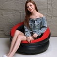 thumbnail image 4 of Canapé Gonflable Portable en Flocage pour Usage Intérieur et Extérieur, Fauteuil Inclinable de Camping Pliable avec Soutien Ergonomique et Matériau PVC Robuste, 4 of 8